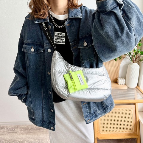 レディース　ショルダーバッグ(mayo)