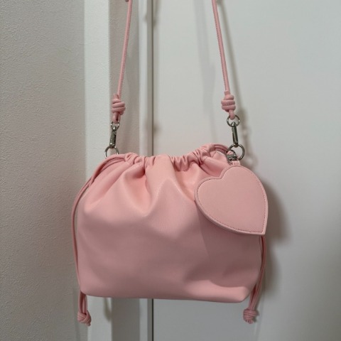 レディース　ハートチャーム付きショルダー（saori）
