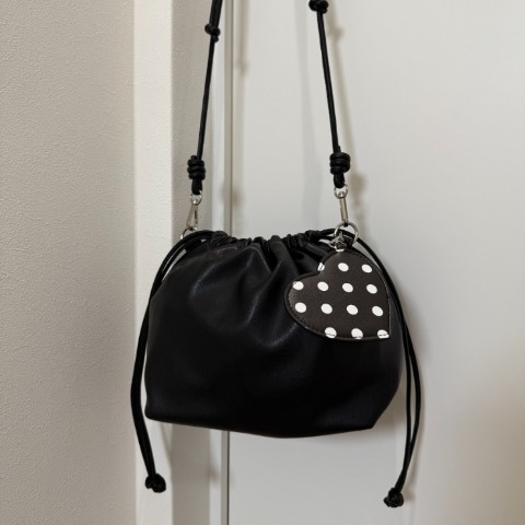 レディース　ハートチャーム付きショルダー（saori）