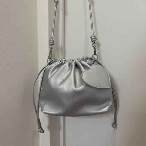 レディース　ハートチャーム付きショルダー（saori）