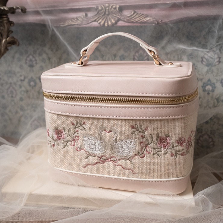 レディース スワン刺繍バニティバッグ （misa） | しまむら | しまむら