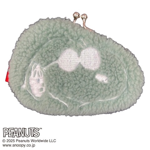 レディース　ボアコインケース（PEANUTS）