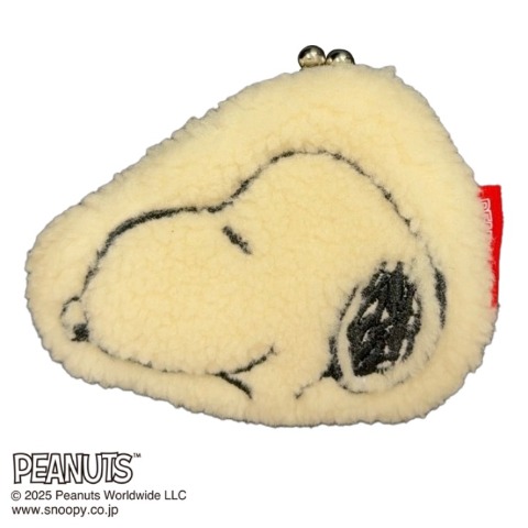 レディース　ボアコインケース（PEANUTS）