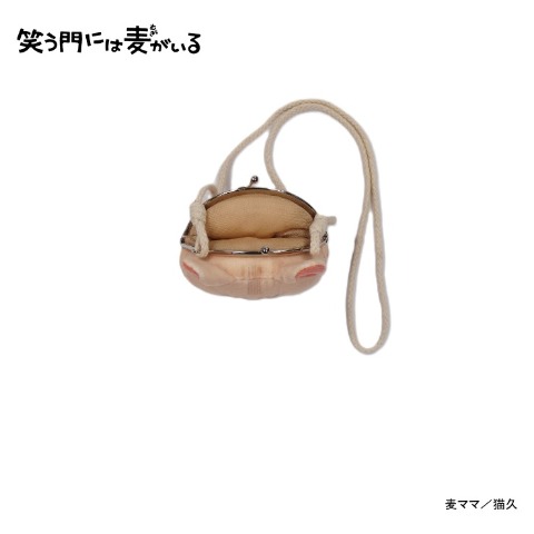 がま口財布（笑う門には麦がいる）