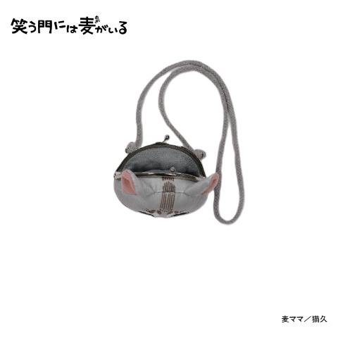 がま口財布（笑う門には麦がいる）