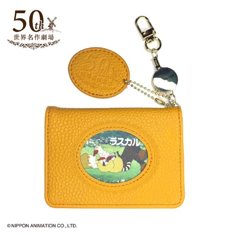 レディース　パスケース（あらいぐまラスカル）