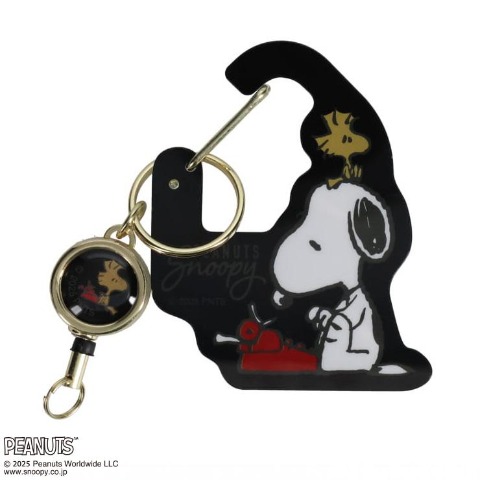リール付きキーリング（PEANUTS）