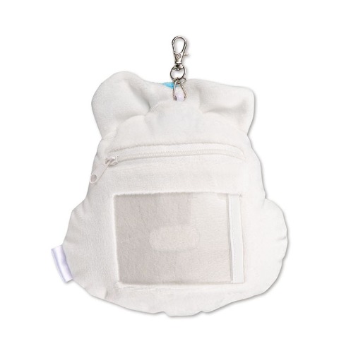 リール付ぬいパスケース（んぽちゃむ）