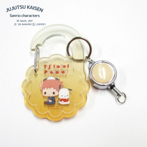 リール付きキーリング(虎杖悠仁・ポチャッコ)