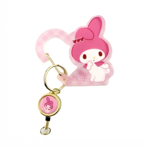 カラビナ付キーリング（マイメロディ）