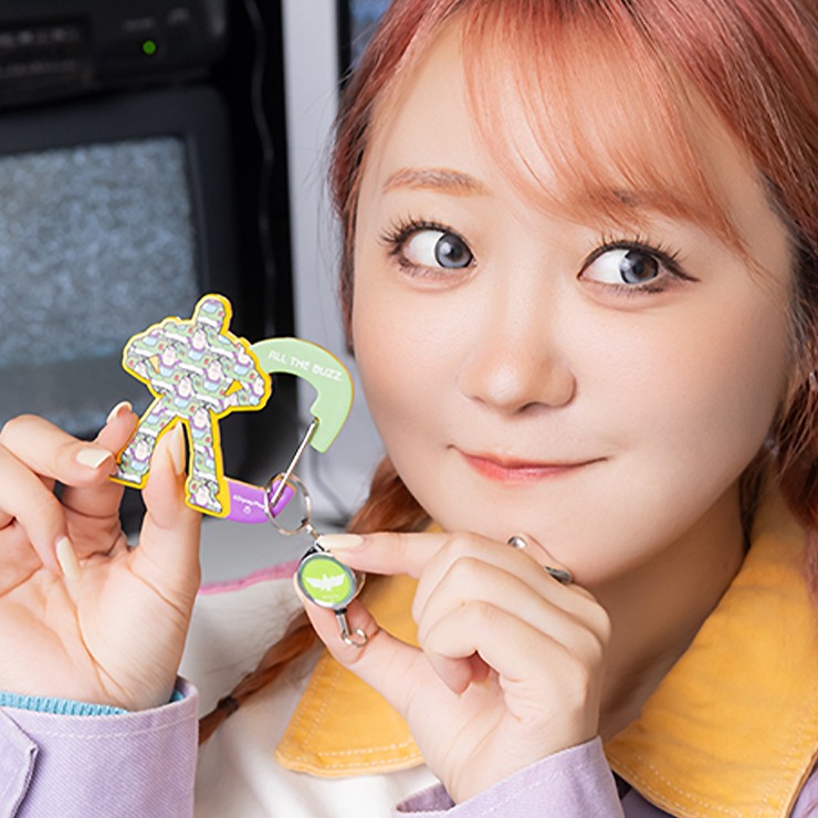 しまむら初期キーホルダー なおきり るな しまむら初期キーホルダー なおきり るな カラフルピーチ しまむら限定