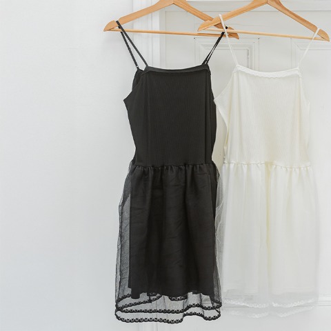 レディース　パニエ付キャミソール（青木美沙子）