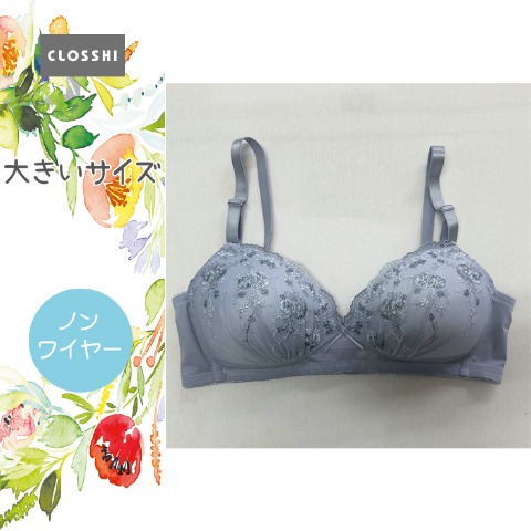 レディース ノンワイヤーブラジャー（３L～６L）