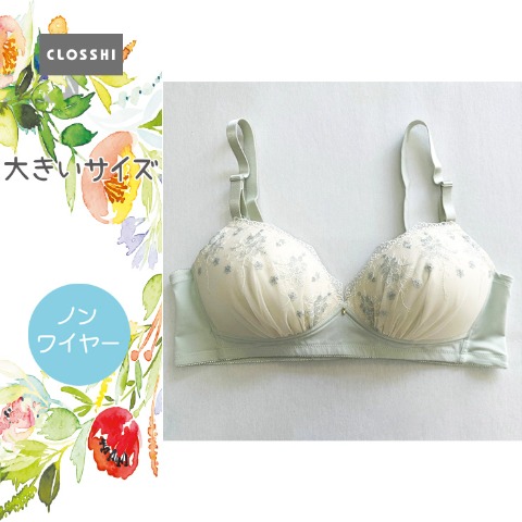 レディース ノンワイヤーブラジャー（３L～６L）
