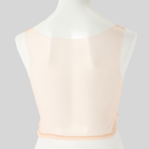 レディース　カップ付きハーフトップ（SKIN TONE INNER）