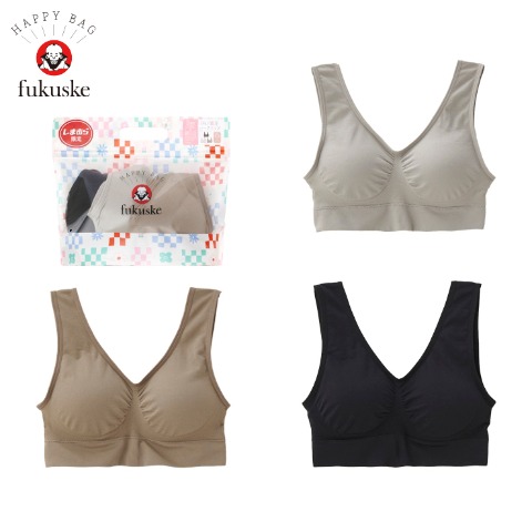 レディース　ハッピーバッグ　ハーフトップ3点セット（デイリー満足）