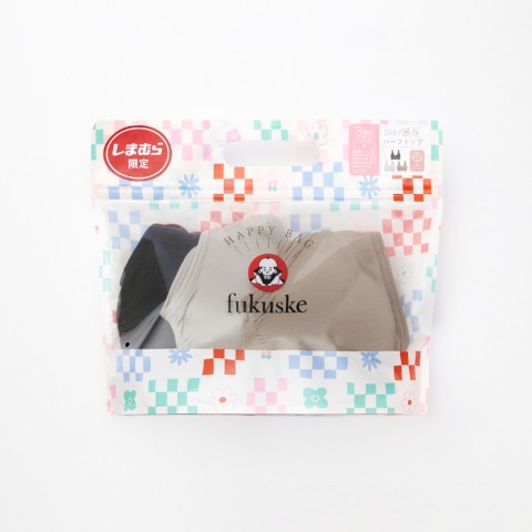 レディース　ハッピーバッグ　ハーフトップ3点セット（デイリー満足）