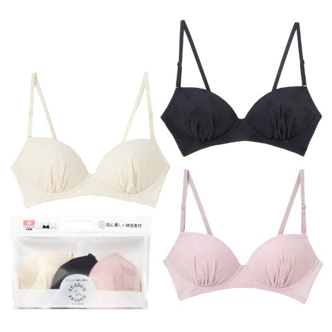 レディース SEASON REASON　福袋　ノンワイヤーブラジャー 3点セット