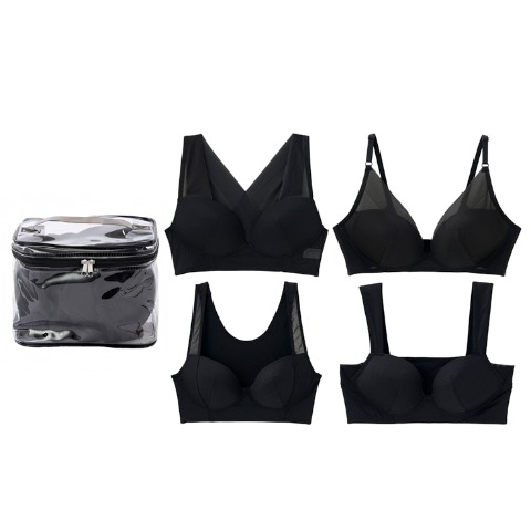 レディース　ハッピーバッグ　姿勢サポートブラ4点セット