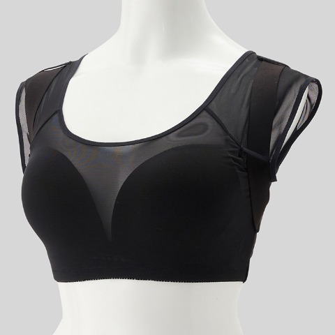 レディース　巻肩ハーフトップブラジャー（活き活きラボ×カラダファクトリー）S～5L