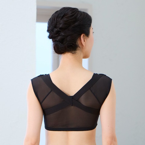 レディース　巻肩ハーフトップブラジャー（活き活きラボ×カラダファクトリー）S～5L