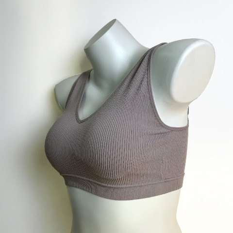 レディース　ハーフトップブラジャー（1枚でS～LLサイズ対応）ぴたのびフィット