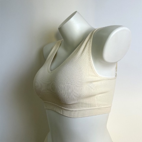 レディース　ハーフトップブラジャー（1枚でS～LLサイズ対応）ぴたのびフィット