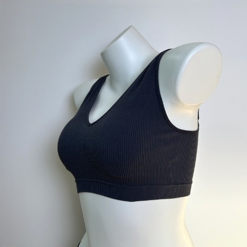 レディース　ハーフトップブラジャー（1枚でS～LLサイズ対応）ぴたのびフィット