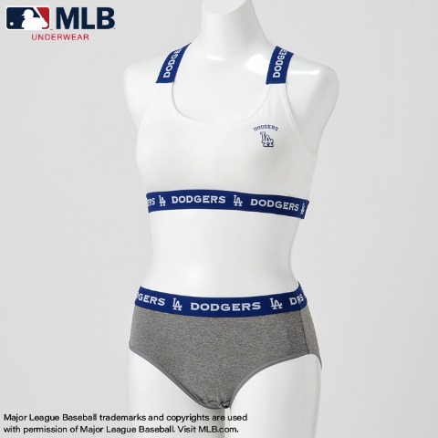 レディース　ノンワイヤーブラジャー＋ショーツセット（MLB）