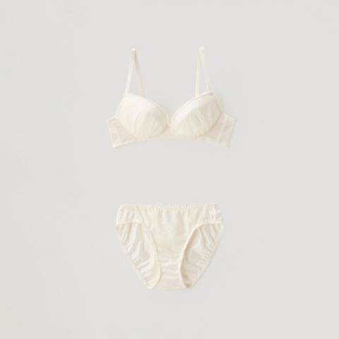 レディース　ハッピーバッグ　ノンワイヤーブラジャー＋ショーツ　3組セット