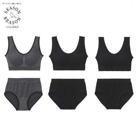 レディース　ブラジャー+ショーツ 3組セット（SEASON REASON）