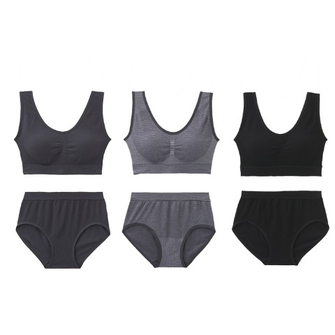 レディース　ブラジャー+ショーツ 3組セット（SEASON REASON）