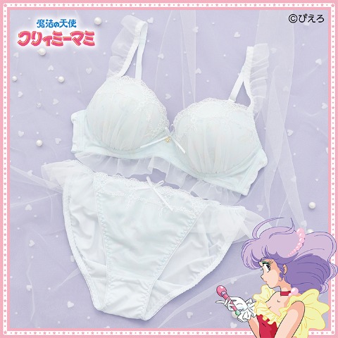 レディース　ノンワイヤーブラジャー＋ショーツセット（クリィミーマミ）