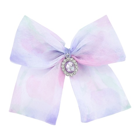 レディース ワイヤーブラジャー＋ショーツセット　リボンクリップ付き（Eカップ・推し活ブラ）