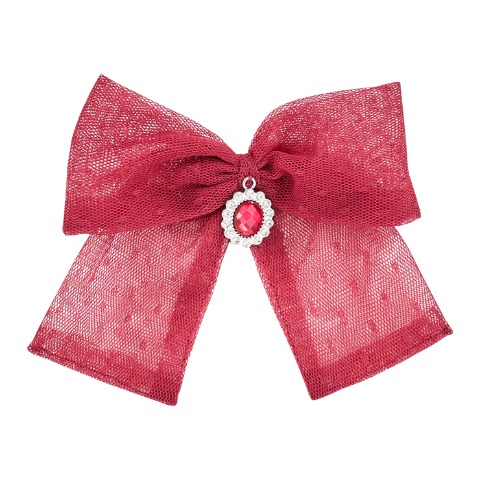 レディース ワイヤーブラジャー＋ショーツセット　リボンクリップ付き（B～Dカップ・推し活ブラ）