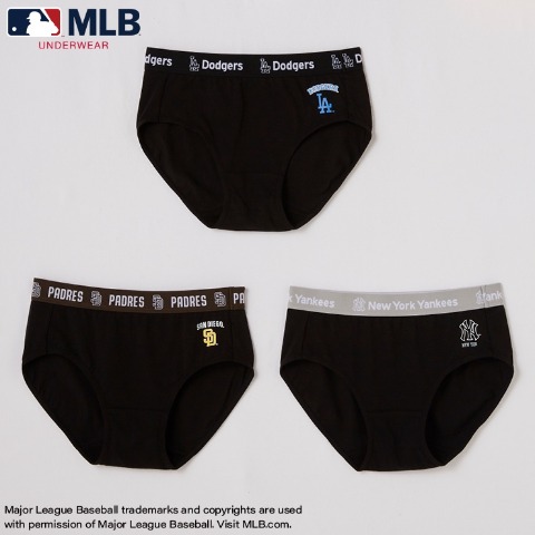 レディース　3枚組ショーツ（MLB）
