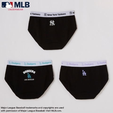 レディース　3枚組ショーツ（MLB）