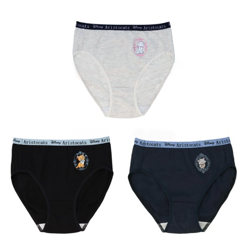 レディース　3枚組ショーツ（おしゃれキャット）