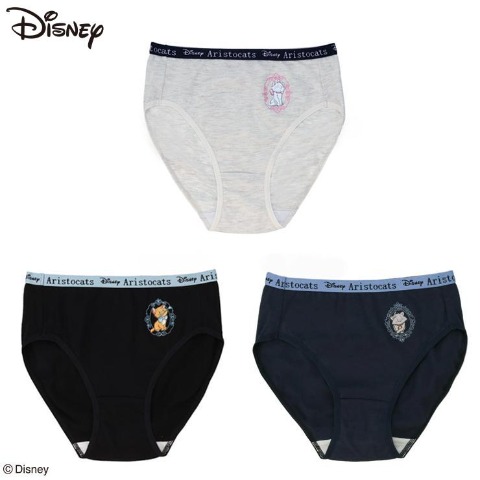 レディース　3枚組ショーツ（3L～4L・おしゃれキャット）