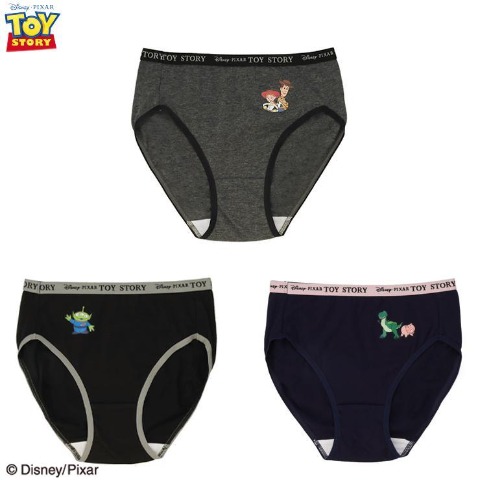 レディース　3枚組ショーツ（3L～4L　トイ・ストーリー）