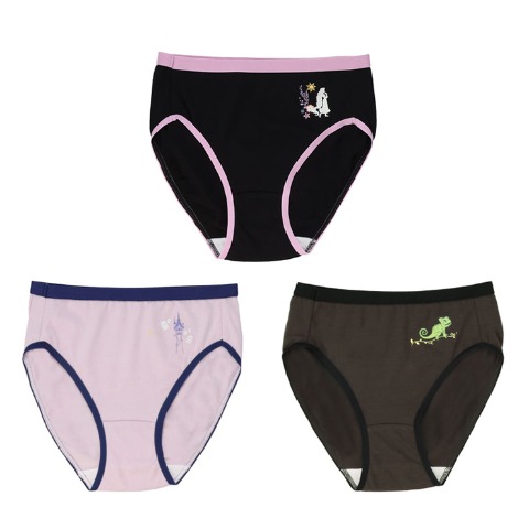 レディース　3枚組ショーツ（塔の上のラプンツェル）