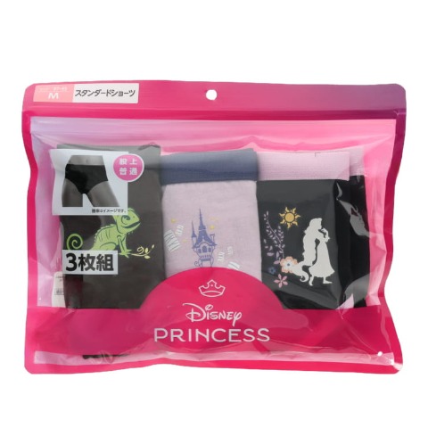 レディース　3枚組ショーツ（塔の上のラプンツェル）