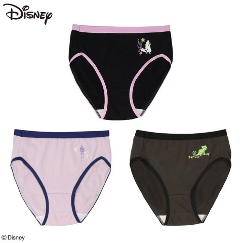 レディース　3枚組ショーツ（3L～4L・塔の上のラプンツェル）