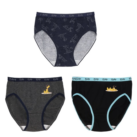 レディース　3枚組ショーツ（3L～4L・プルート）