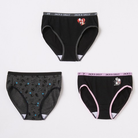 レディース　ショーツ3点セット（ナイトメアー・ビフォア・クリスマス）