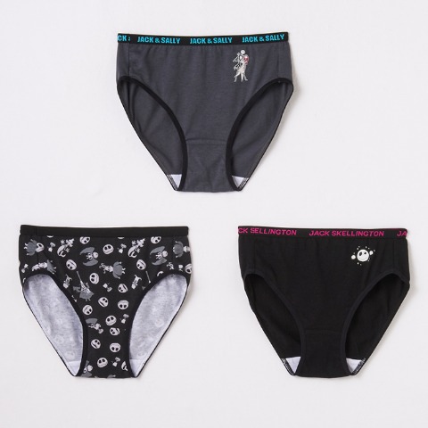 レディース　ショーツ3点セット（ナイトメアー・ビフォア・クリスマス）