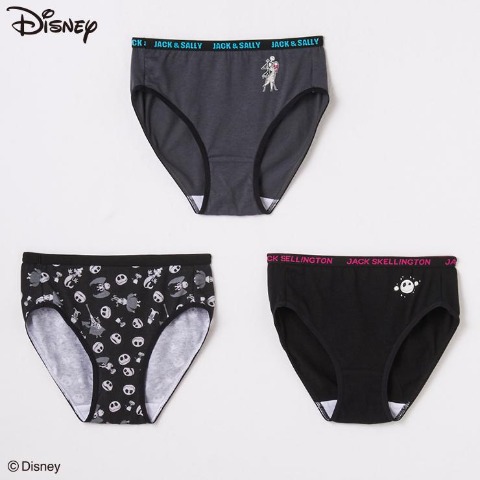 レディース　ショーツ3点セット（ナイトメアー・ビフォア・クリスマス）