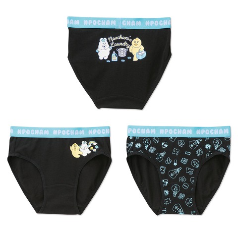 レディース ショーツ 3枚組（んぽちゃむ）