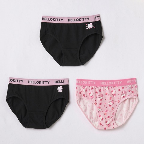 レディース　3枚組ショーツ（ハローキティ）