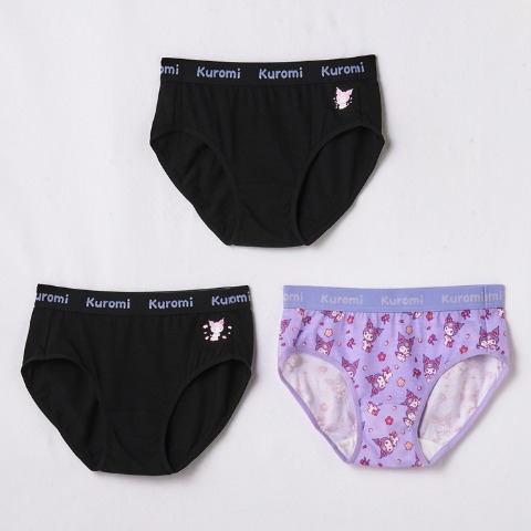 レディース　3枚組ショーツ（クロミ）